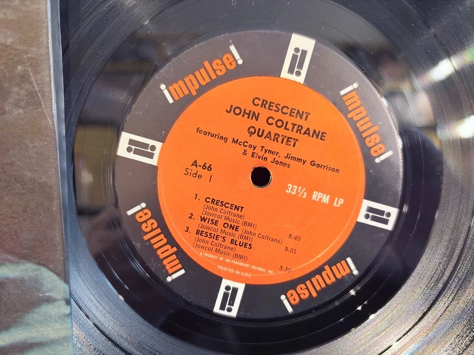 JOHN COLTRANE CRESCENT IMPULSE MONO A 66. ORIGINAL USA LP EXC - Photo 2/4