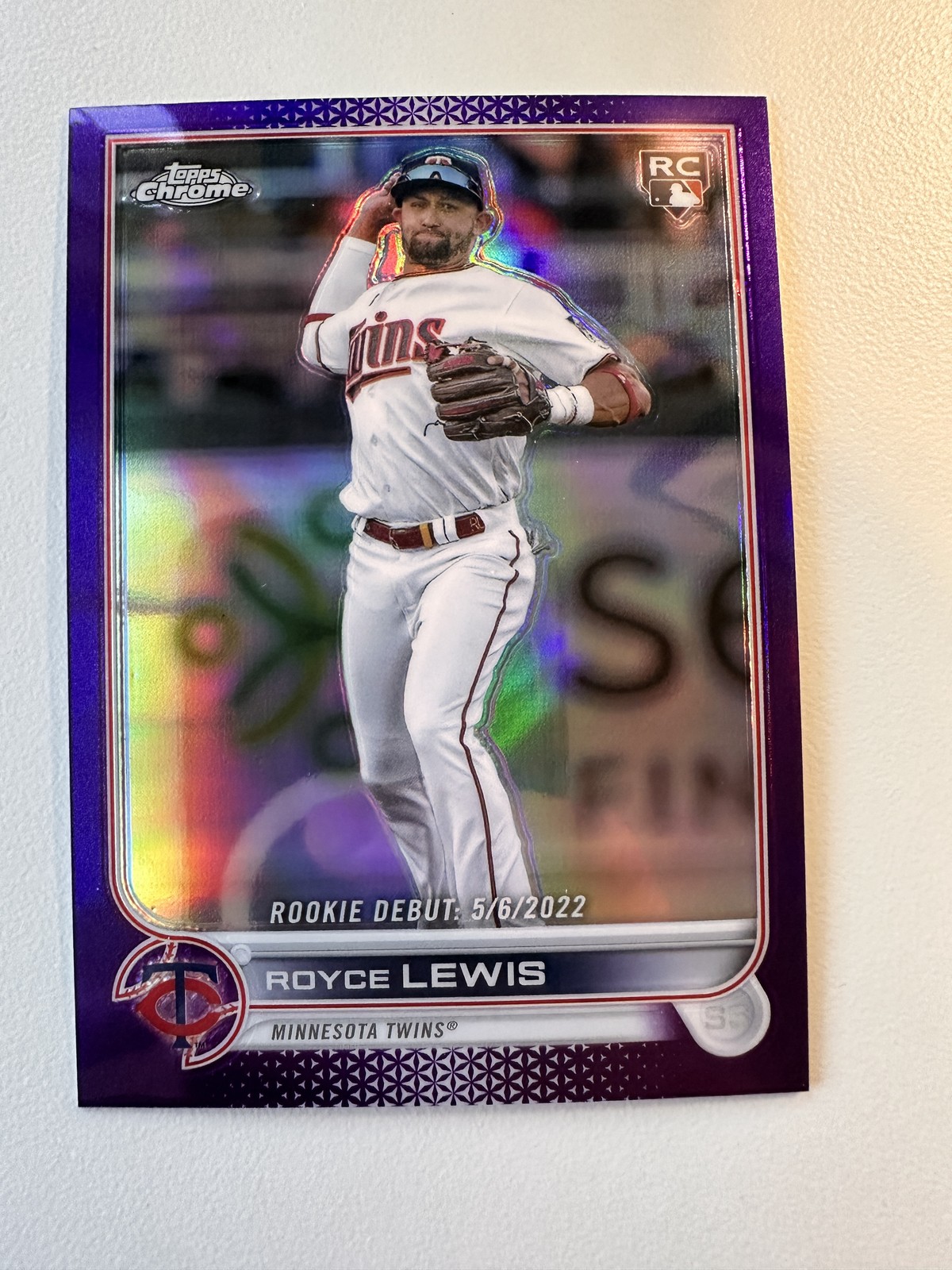 2022 Topps Chrome Update #USC79 Royce Lewis Purple Refractor
