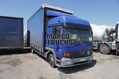 LKW Foto Mercedes-Benz Atego 823 Planensattelzug Polen blau #w1dl