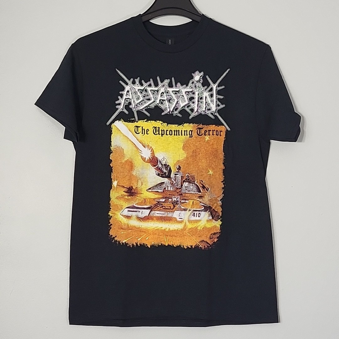 ASSASSIN The Upcoming Terror XL T-Shirt Black Mens Band Logo | eBay