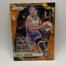 2024 PRIZM WNBA Isabelle Harrison ORANGE CRACKED ICE PRIZM #6 - Basketball Card