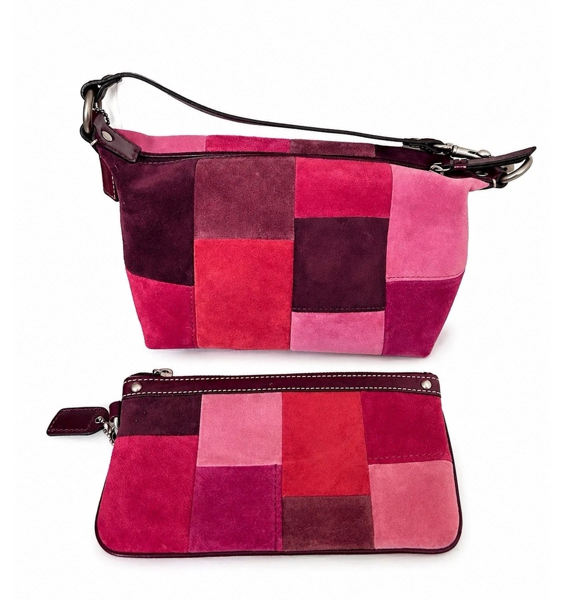 Coach Patchwork Leather Exterior Mini Bags & Handbags for Women