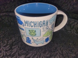 Starbucks Been There Series Michigan 14 oz Coffee Mug Cup