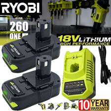 2PACK 4.0Ah For RYOBI 18V Battery /Charger One Plus High Capacity P109 Lithium