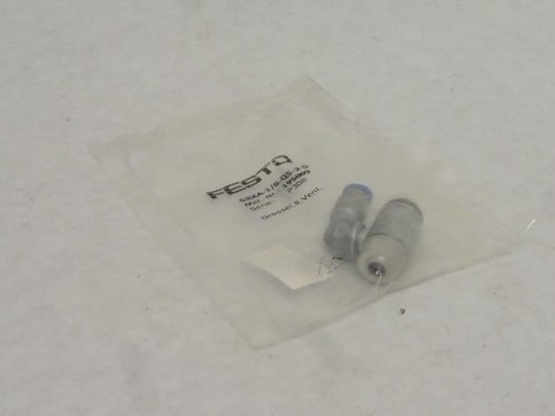 209735 New-No Box; Festo GRXA-1/8-QS-3-D One Way Flow Control Valve; 1/8"; 19580 - Picture 1 of 5