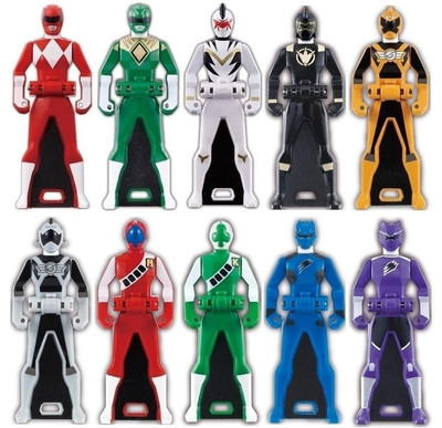 Power Rangers Gokaiger Ranger Key Candy Toy Set Lot 10 Sealed | eBay