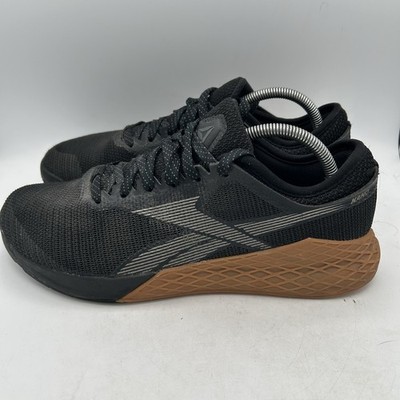 Reebok Mens Nano 9 EG4422 Black Running Shoes Sneakers Size 10 Cross Fit