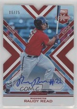 2016 Panini Elite Extra Edition Status Red Die-Cut 6/75 Raudy Read #135 Auto 1p5