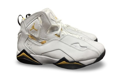 Size 10.5 - Air Jordan True Flight White Yellow Ochre