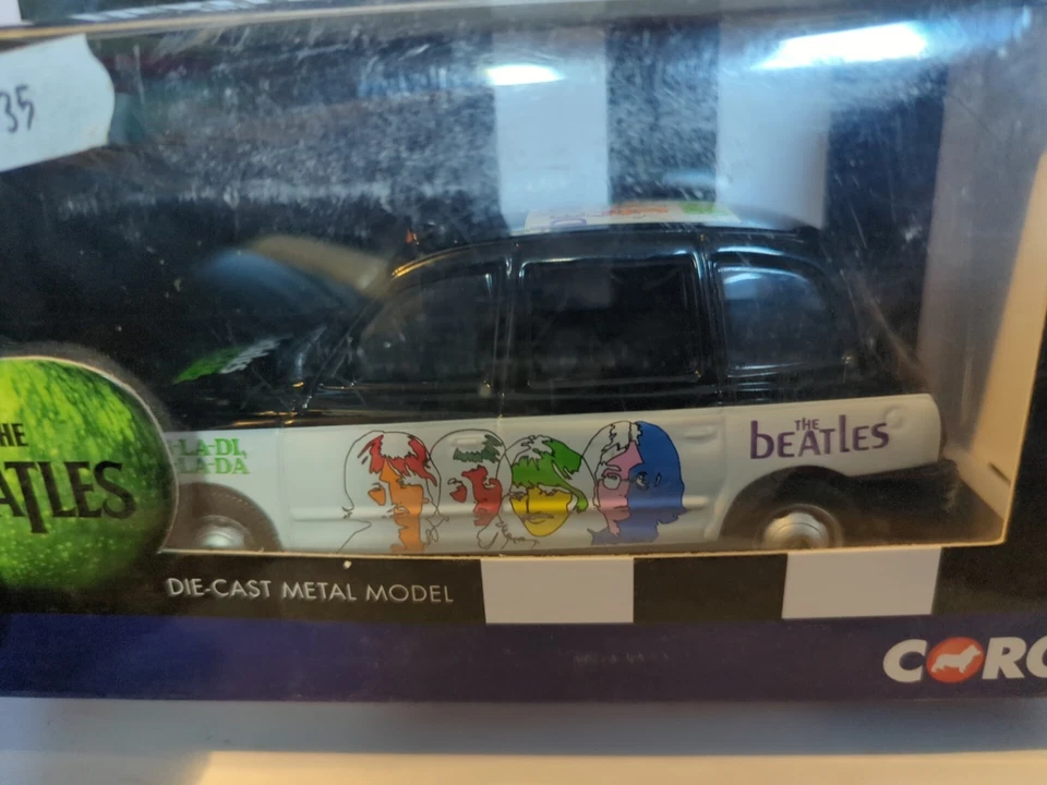THE BEATLES LTI TX1 LONDON TAXI OB-LA-DI OB-LA-DA CORGI 1/36 NEUF BOITE - Photo 3/4