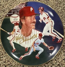 MIKE SCHMIDT PHILADELPHIA PHILLIES Gartlan Signed Plate Limited ED New BASEBALL