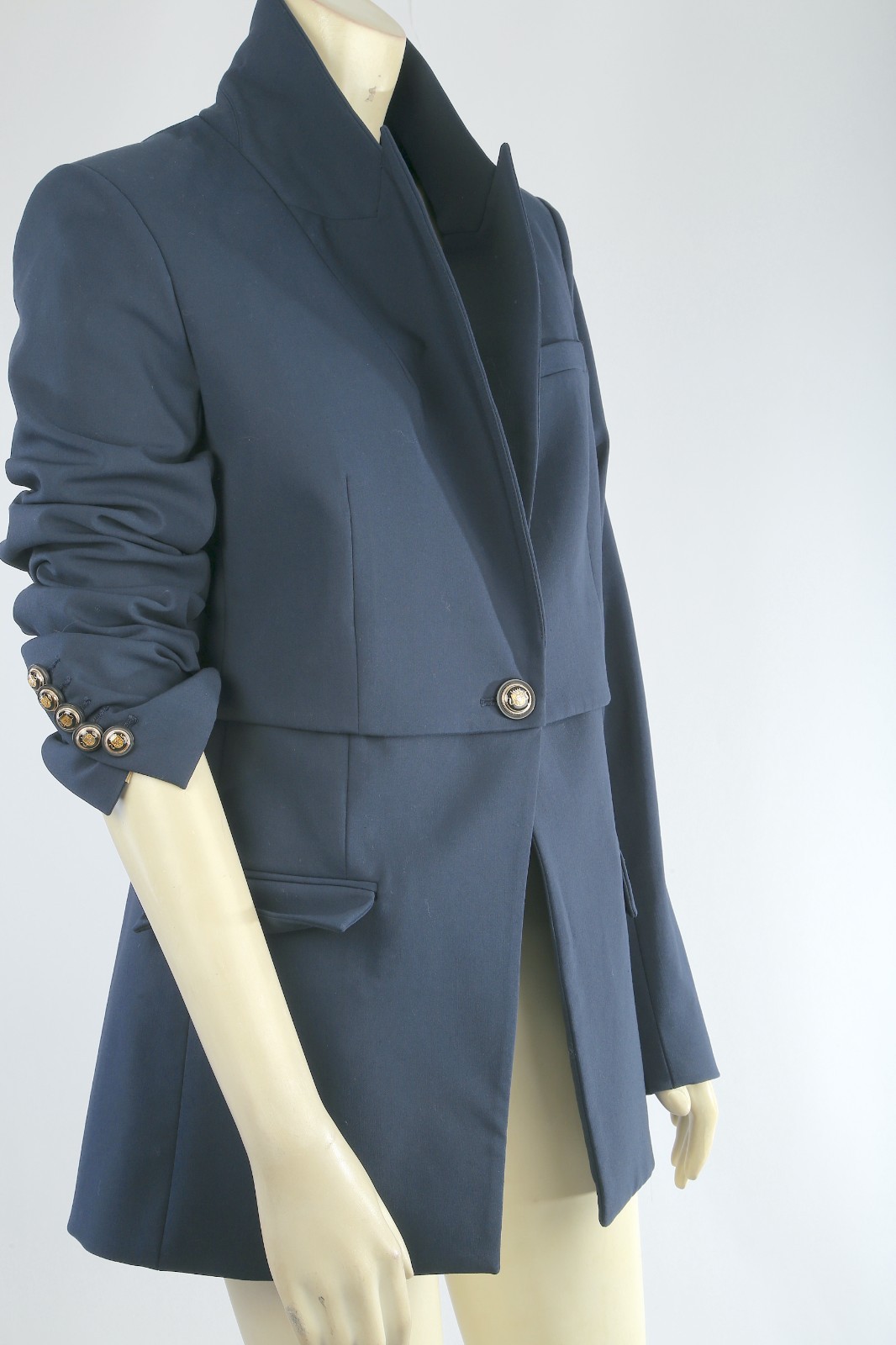 Veronica Beard Navy Dickey Single Button Blazer J… - image 7