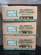 Suet Cakes for Wild Birds x3 Cases - PREMIUM Suet Blocks Insect - Honest2Nature
