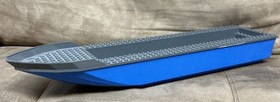 Lego City Police Blue Boat Hull Unitary 51 x 12 x 6 With Gray Top 7287 54100