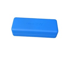 GLASSES USA CLAMSHELL EYEGLASSES / SUNGLASSES CASE BLUE