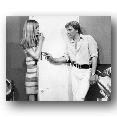 Jane Birkin David Hemmings Photo 8x10 Blowup Film Set 1966 Michelangelo Antonion
