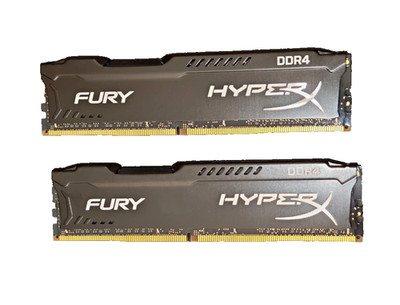 Kingston HyperX Fury 32GB (2x16GB) DDR4-2400 CL15 Ram Kit | Top Zustand