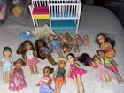 Barbie Sister Baby Krissy Chelsea &friends Dolls Accessories Vtg #555