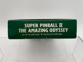 SUPER PINBALL II 2 THE AMAZING ODYSSEY Super Famicom With Box & Manual SFC1135