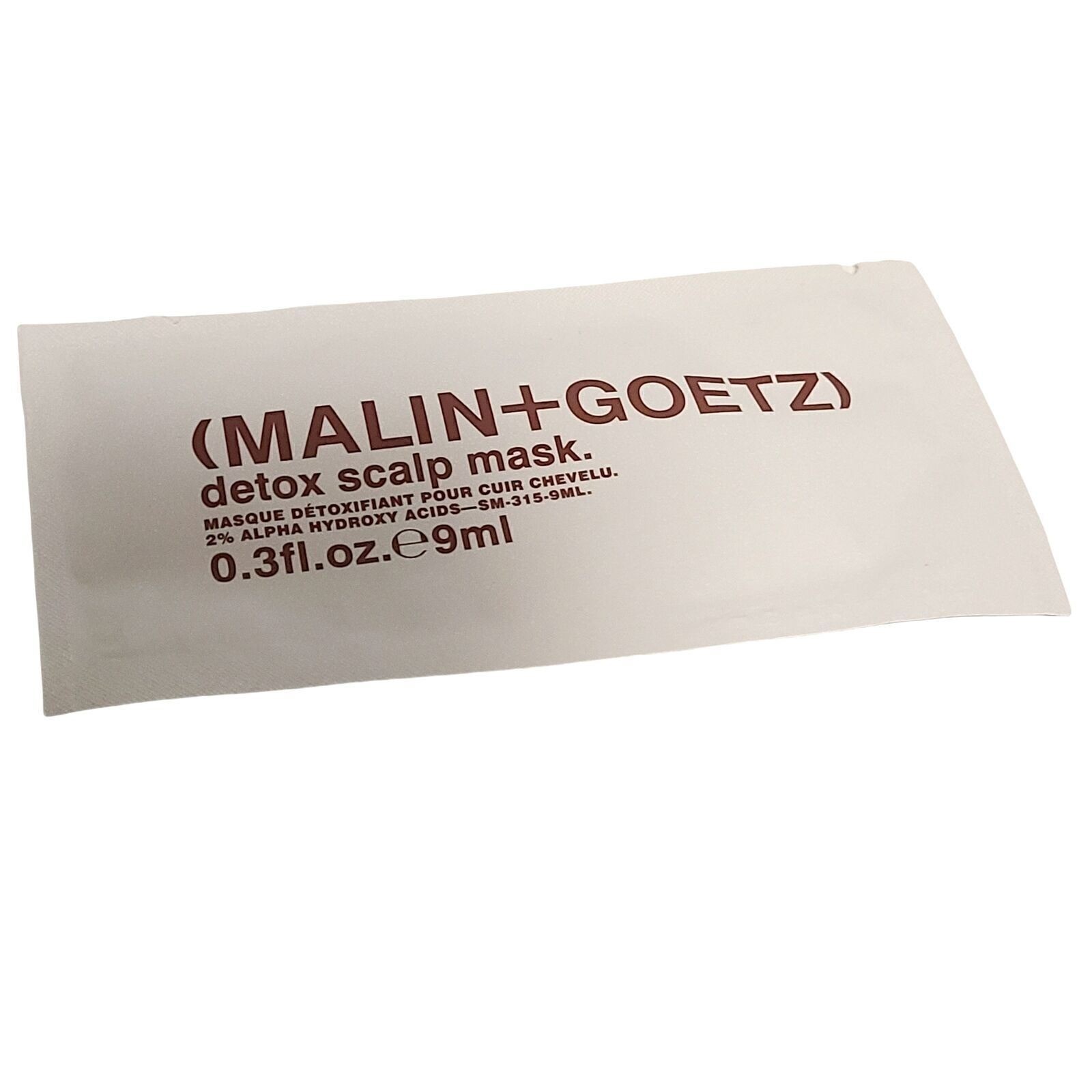 2 x Malin Goetz Детокс-маска для кожи головы с альфа-гидроксикислотами 03 жидких унции 9 мл Образец 1990₽