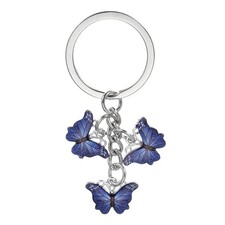 Cute Butterfly Keychains for Women Aesthetic Keychains Purple