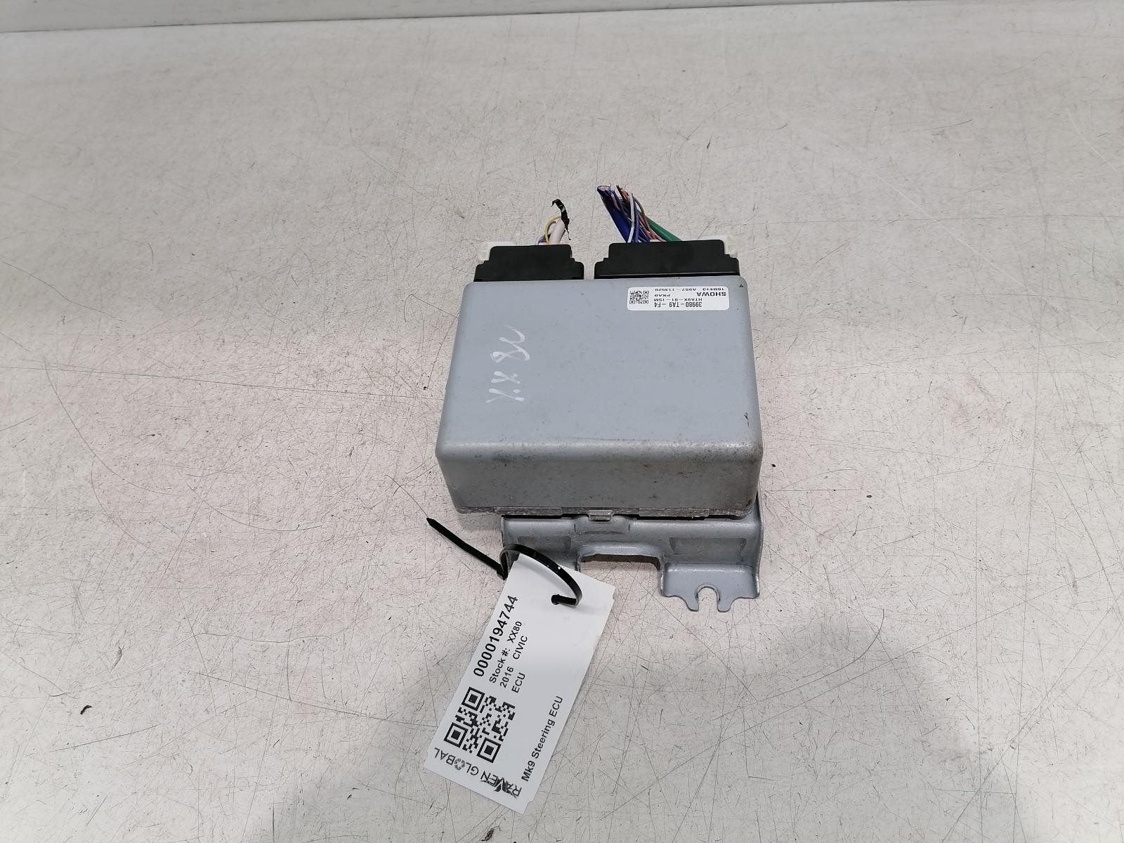 HONDA CIVIC POWER STEERING CONTROL MODULE ECU 39980TA9F4 MK9 2012 - 2017