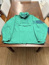 Chaqueta de Lluvia Vintage Gap Anorak Talla XL Verde Náutica Deportiva Pullover Nylon