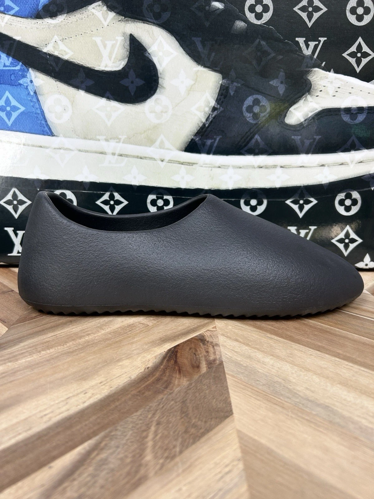 Pantoufles authentiques Kanye West Yeezy YZY SL 01 noires SLPRS neuves dans leur boîte pour hommes taille 12