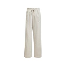 adidas Essentials 3Stripes OpenHem Fleece Joggers Womens Beige Casual Athletic B