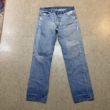 VTG Levis USA Made W/ Heavy Repairs & Patches Actual Sz 34x32โ Distressed