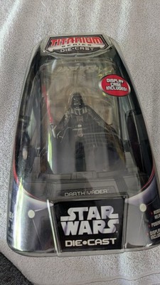 Darth Vader 2005 Star Wars Titanium Series Die Cast Hasbro-New With Damaged Box
