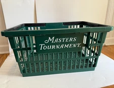Rare Vintage Augusta National Golf Club Masters Golf Shopping Basket Display 