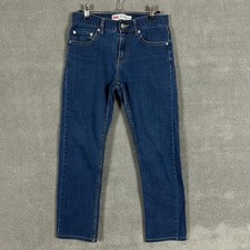Levi's 502 Regular Taper Jeans Youth 14 Regular Denim Zip Fly Stretch 27x27