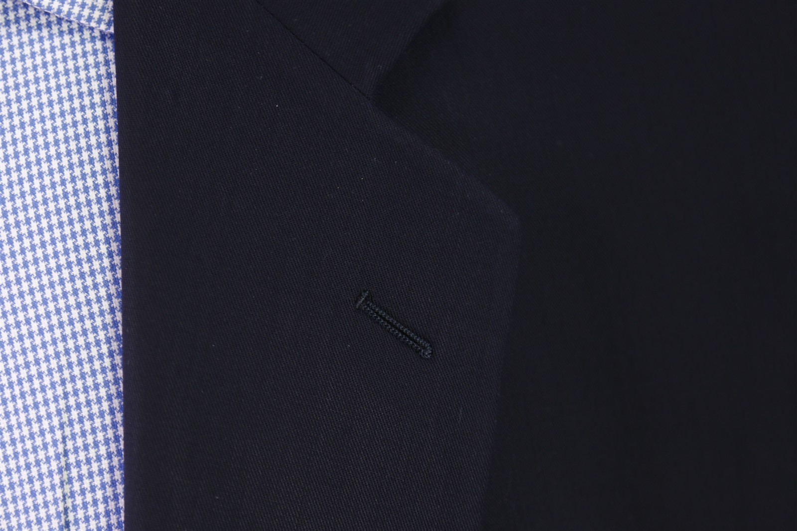 Corneliani Solid Navy Blue 2-Btn Wool Blazer Jack… - image 5