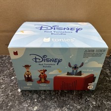 tonies Disney Tigger, Woody and Stitch Toniebox 1 Bundle - Red - New Sealed