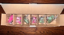 Brand New Pottery Barn Kids Felt Bird Mobile de oiseau en feutre Green & Pink