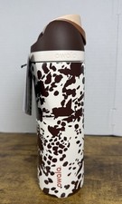 New Owala 24oz/710ML Stainless Steel FreeSip Cowgirl Core Cow Print Water Bottle