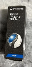 Taylor Made TP5 Golf Balls (White, 3pk) 1 Sleeve 2024 NEW