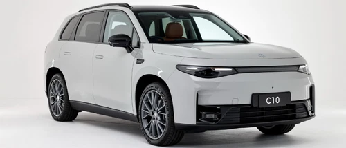 2xSILVER Roof racks for LeapMotor C10 2025 - 2026 AERODYNAMIC Cross bars - Picture 6 of 6