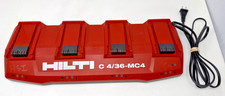 Hilti C4/36 MC4 Multi 4-Bay Charger   LED Charger Working Condition 