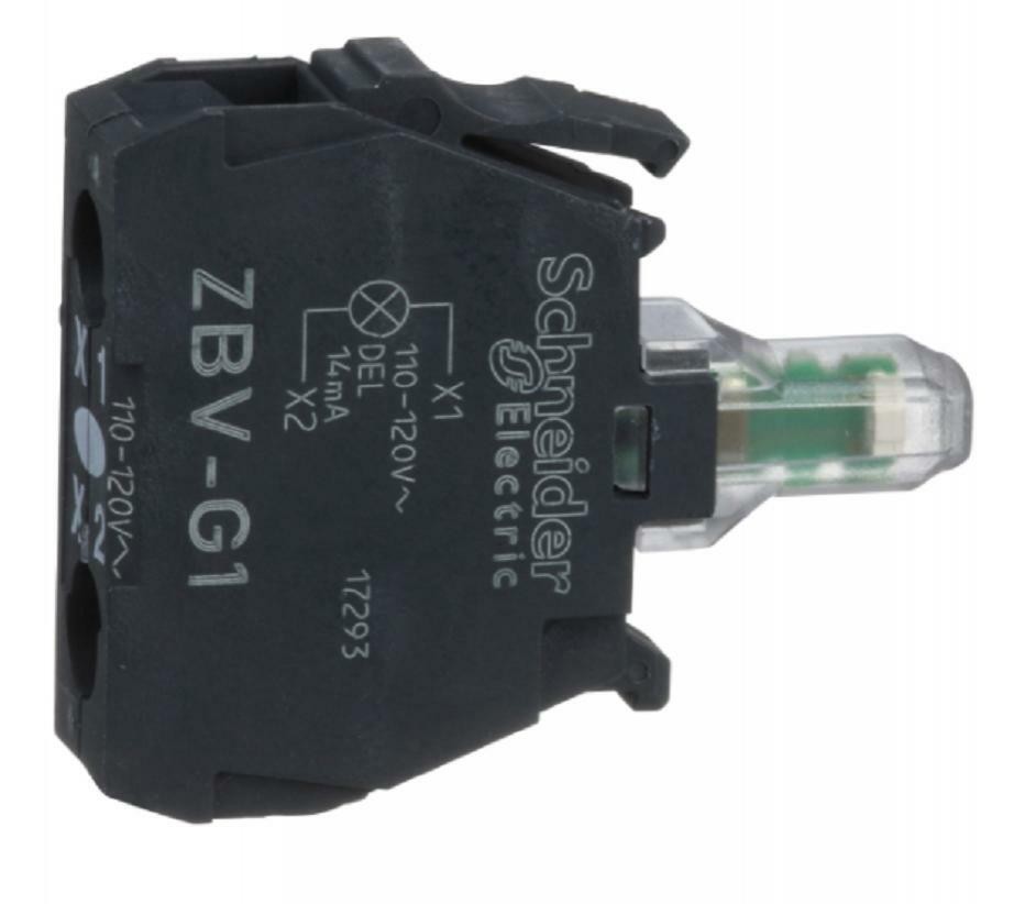 SCHNEIDER LED BIANCO 110 Elemento luminoso- Ø22 - LED integrato bianco - 48-120