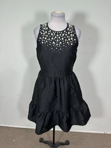 Vestito donna senza maniche colore nero Kate Spade taglia 10