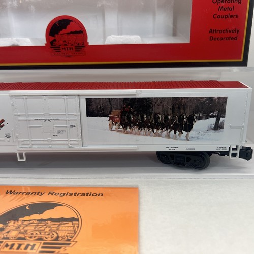 MTH Premier 20-94127 Anheuser Busch Budweiser 60’ Beer Reefer O NEW #562008 - Picture 8 of 15