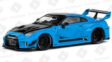2019 Nissan GT-R R35 LB Works Silhouette Coupe Blue/Black 1:43 SOLIDO 4311209
