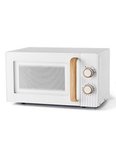 George Home Scandi Manual Microwave 17L 700W GMM201WW-21 White