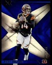 2019 Panini Xr Blue Andy Dalton 062/199 Cincinnati Bengals #79