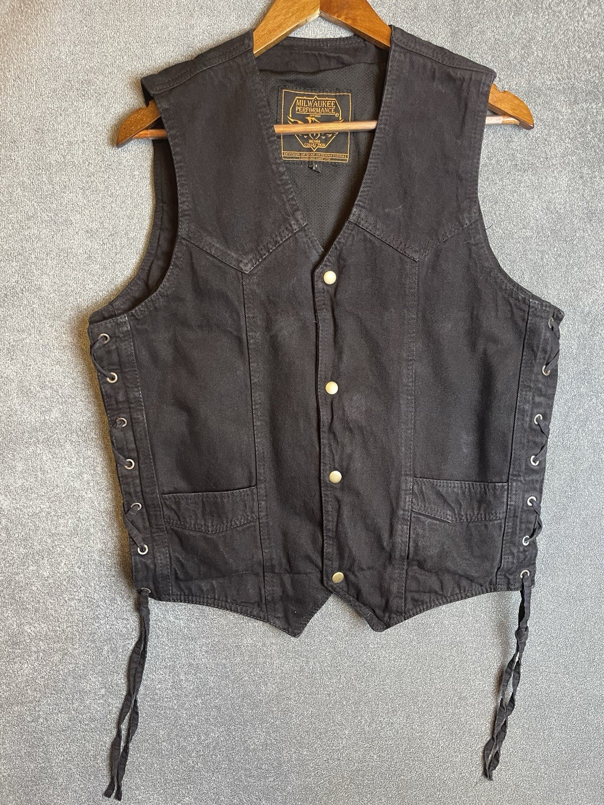 Milwaukee Performance Black Denim Collection Vest… - image 1
