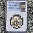 1962-D 50C Franklin Half Dollar Brilliant UNC NGC Marteen Edition Uncirculated