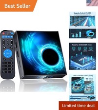 Immersive Android 10.0 TV Box - 4G Ram, 32G Rom, 4K/6K, Dual WiFi, Bluetooth