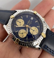 BREITLING CHRONOMAT AUTOMATIC CHRONO REF B13048 BLUE DIAL MEN'S WATCH 39 mm.